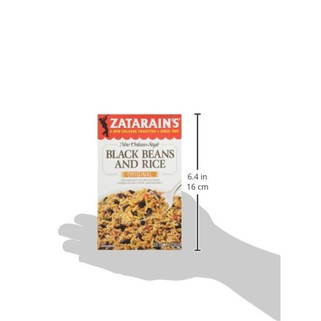 Zatarain's New Orleans Style Black Beans & Rice, 7-Ounce Boxes