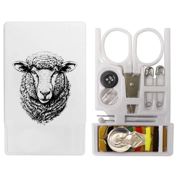 'Sheep Portrait' Mini Travel Sewing Kit (SE00038500)