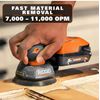 RIDGID 18V SubCompact Brushless Random Orbit Sander (Tool Only) (Renewed)