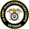 3.8" US Army Quartermaster Corps Veteran Decal Sticker