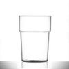 Pack X 50 ECON Rigid Reusable Stackable POLYSTYRENE Plastic Half Pint Glasses CE Marked to Rim