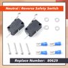 Mhrxusd 2Pcs 80629 Neutral/Reverse Safety Switch Replacement for B&M Automatic Shifters, with Crimp Terminals Screws