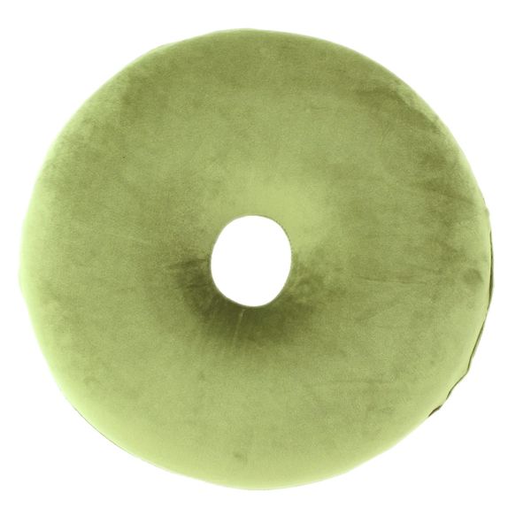 MTR1001-50 Merry Night Cushion Memory Foam Circle Seat Cushion, Olive Green, Diameter 15.7 inches (40 cm), Chair Pad, Urethane, Donut-Shaped, Living Room, Zabut, Home, Office, Desk Work, Drive