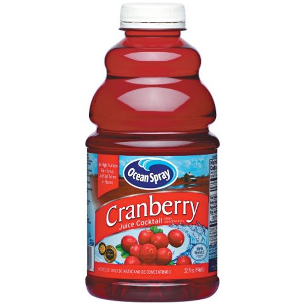 Ocean Spray Cranberry Juice Cocktail Drink, 32-Ounce Bottles (Pack of 12)