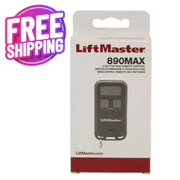 LiftMaster 890MAX 3-security Button Mini Remote Garage Door key chain