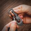 KeyUnity KU04 Multi Tool Keychain Titanium Key Holder Tool Bottle Opener Keychain with Driver Function EDC Tool Pocket Tool for Everyday Carry