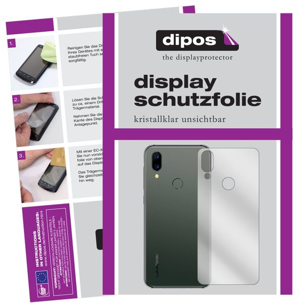 Screen Protector for Umidigi A3S back Protection Crystal Clear dipos