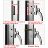 1x Locking Window Handle Aluminum Alloy Cockspur Locking Double Glazing Window Handle,Right/Left