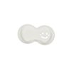 sanmeni- Plate Twin White, Pudding