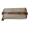 Global Arrow Natural Initial Square Pouch PG/K Size: W16 D8 H10 D18-1485