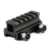 TACFUN 3 Pack 1" High & 0.75" Medium & 0.5" Low Riser 5 Slot 20mm See Through Scope Mount