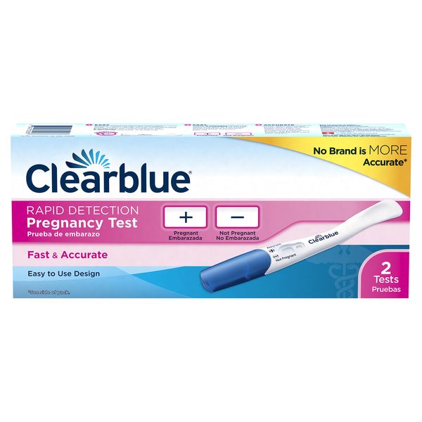 Clearblue Rapid Detection Pregnancy Test, 2 Count