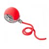 Interactive Cat Ball Toy with Rope Tail, Red