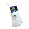 J.T. Foote - Non Binding Diabetic Socks Crew Mens 3pk - White Size 10-13