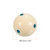 PATIKIL 57.2mm Pool Billiard Cue Ball with 6 Blue Dots Pro Cup Cue Ball Practice Training Billiard Ball for Billiard Room Game Room, Beige
