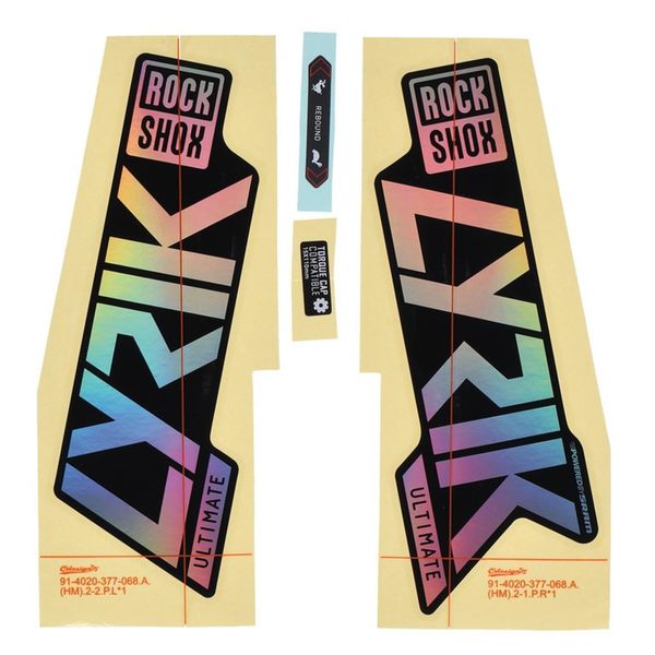 Rockshox Lyrik Ultimate 27.5´´/29´´ 2021 Decal Kit One Size