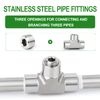 TAISHER 5PCS 304 Stainless Steel Internal Hex Thread Socket Pipe Plug Fitting 3/4" NPT Male