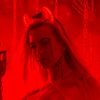 Ginger Ray BD-107 Luminous Devil Horns Halloween Headband for Costume Parties, Devil Headband for Costume Parties, Red, H: 15 cm x W: 22 cm