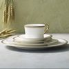 Noritake Haku Dinner Plate, 11" in White