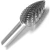Champion USG5 Contractor Series Bright Finish Burs Solid Carbide Tree Shape 1/2-Inch Cutter Diameter