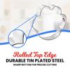 Foose Paw Print Tin Cookie Cutter 4.5 in B1414