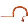 Bachmann 665.870 Schuko-Spiralzuleitung orange