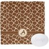 Personalized Giraffe Print Washcloth
