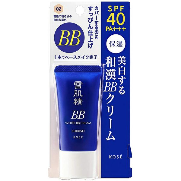 Kose Sekkisei White BB Cream 02, normal light natural skin tone, 30g