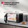 ML-EM09PA(BS) Small Microwave Oven with 6 Auto Menus, Mute Function & Child Lock