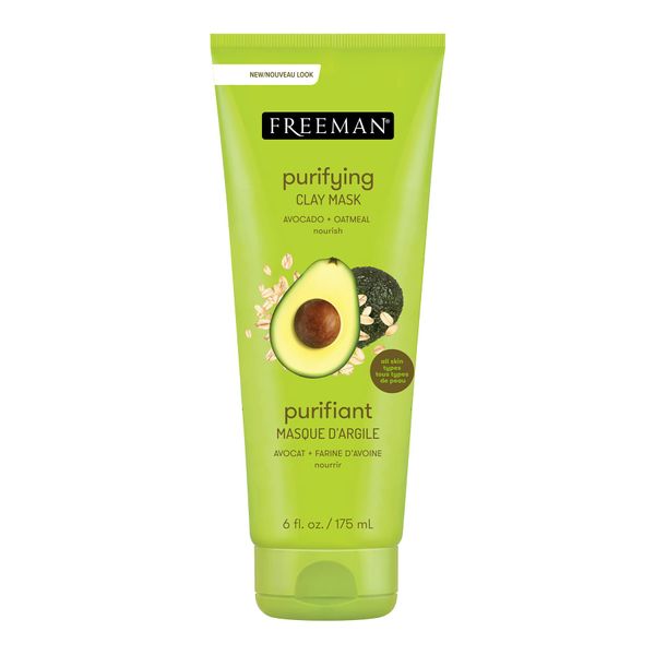 Freeman Feeling Beautiful Facial Clay Masque Avocado & Oatmeal 6 oz
