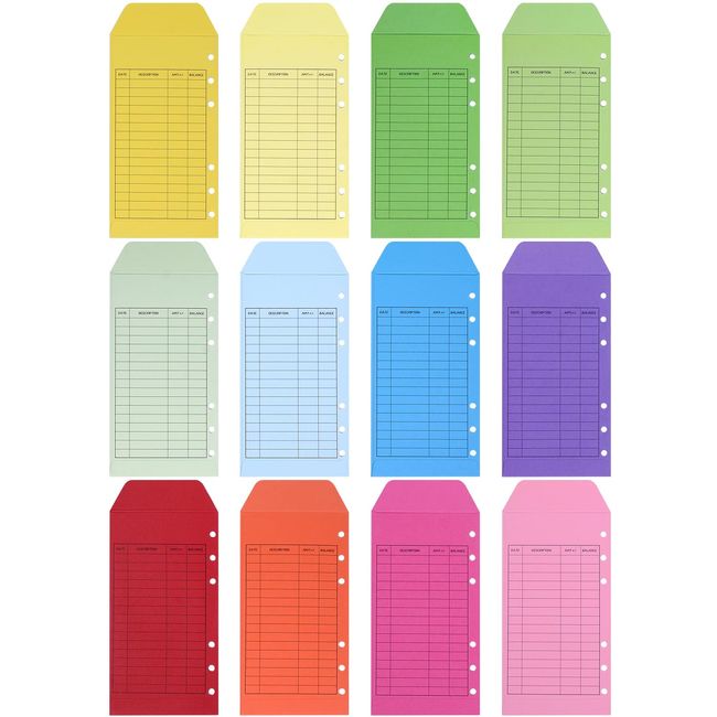 Cash Envelopes Budget Envelopes 12 Count Perforated Writing Stylish Saving Money Management