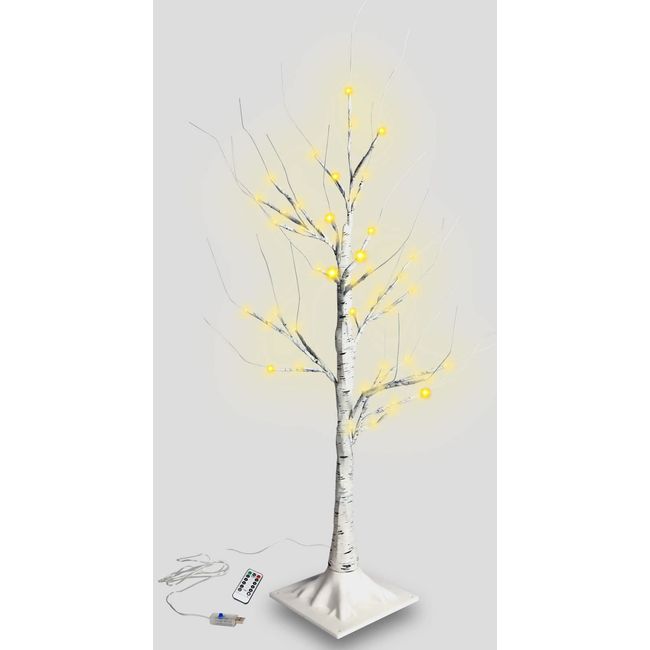 Rometta Interior LED Birch Branch Tree Light Color: Champagne Gold ASH-TRBT90 (90 cm) Size