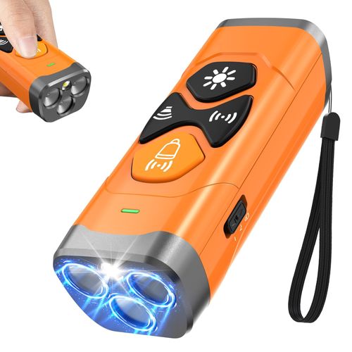 Nasebila Dog Bark Deterrent Device, 2025 Upgrade Anti-Barking Device for Stop Neighbor Dog Barking, Training Dogs, Rechargeable Ultrasonic Bark Deterrent with 23Ft Long Range, Variable Frequency