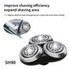 SH90 Replacement Heads for Philips Norelco Shavers Series 9000, New Version of Metal Wheel Buckle and Upgrade Double-Layer Precision Blades