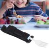Comfortable Grip Fork, Elderly Spoon Fork, Anti Slip Handle Design Ideal for Disabled Elderly Travel