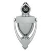 Door Knocker & Viewer 9/16" Bore, 220-Degree View Angle (5-1/2" Height, Chrome)