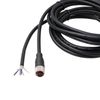 HangTon Encoder Actuator Sensor Controller CAN Bus M12 A Coded 5 pin Female Electrical Power Data Cable to Open for Industrial Control Automation Network CANopen IO Link Profibus 35m