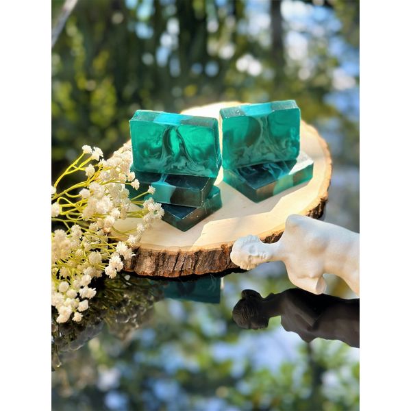 Typhoon & Handmade Soap Bars 100% Natural, Aromatherapy 4 Soaps Made in Latvia