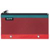 Leitz 2 Pocket Pencil Case Wallet with Eyelets, Red, Urban Chic Range, 60130020