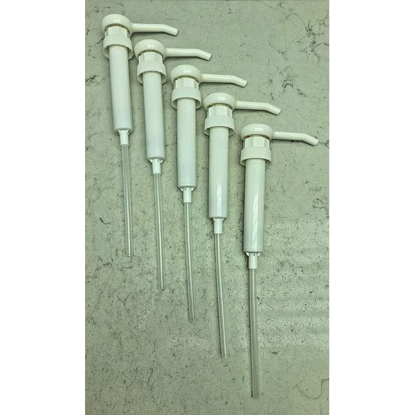 5 Pack Zep Hand Pump Compatible With Most 1 Gallon Plastic Bottles  666901