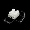 CompStudio 50Pcs/lot 2P CH2 CH-2 Quick Connector Cable Clamp Terminal Block Spring Connector Wire LED Strip Light Wire Connecting
