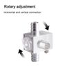 DONGKER External Inline CO2 Diffuser Atomizer, 16mm Aquarium Atomiser Reactor Aluminum Alloy for Planted Aquarium Canister Filter