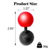 QKWL Push Start Button Cover, Durable, Waterproof and Rust-Proof, Suitable for One-Touch Start Button of Most Models (Red)