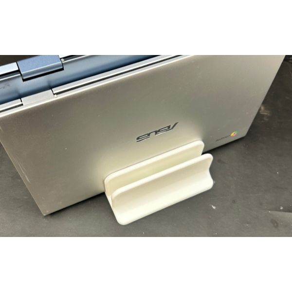 3-Slot Vertical Laptop Stand Holder Device Organizer Computer Stand 3D Print