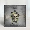 Personalised Black Roses & Skull Valentines Day Card