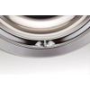 GE Hotpoint Chrome Stove Drip Pans Electric Burner Covers 4 Top Replacement Set