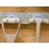 25 Pcs Universal Galvanized Metal Utility Storage Hooks for Garden Tools