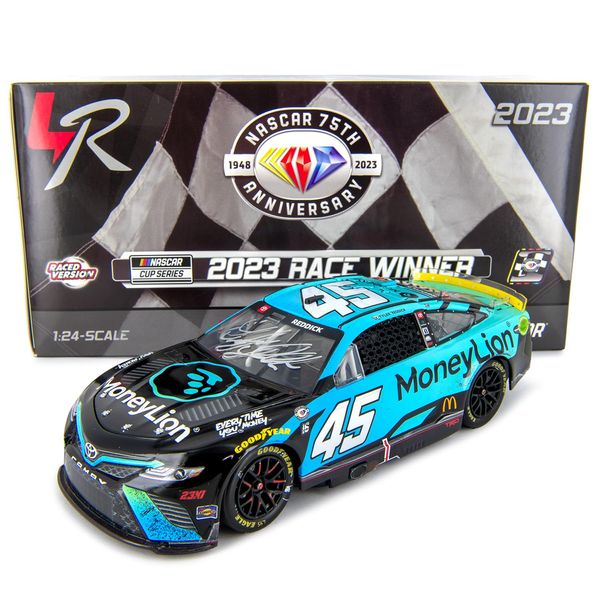 Lionel Racing Tyler Reddick Autographed 2023 Kansas Race Win Diecast Car 1:24 Scale