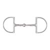 Korsteel Stainless Steel Slow Twist Hunter Dee Ring Snaffle Bit, 5.25"