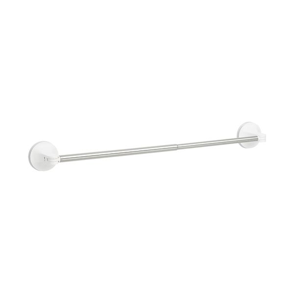 Suction Cup Extendable Towel Rack, Stainless Steel, Includes Supplementary Plate, Extendable Width: 13.4 - 21.5 inches (34 - 54.5 cm), Dry Width: 10.2 - 18.3 inches (26 - 46.5 cm), Load Capacity: 4.4